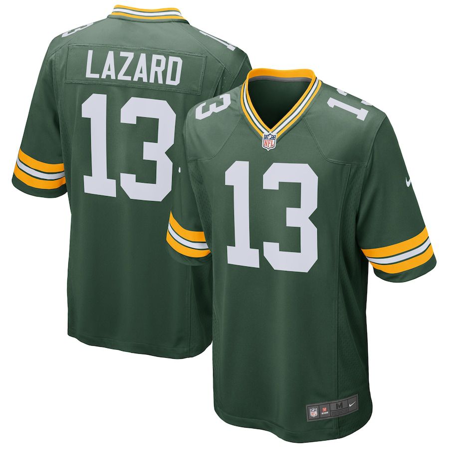 Men Green Bay Packers #13 Allen Lazard Nike Green Game NFL Jersey